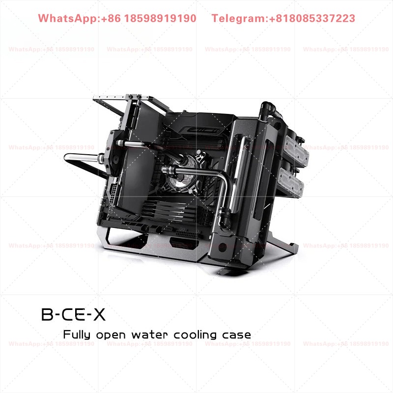Aluminum Open Frame Test Bench Water Cooling - Bykski B-CE-X Chassis PC per Raffreddamento
