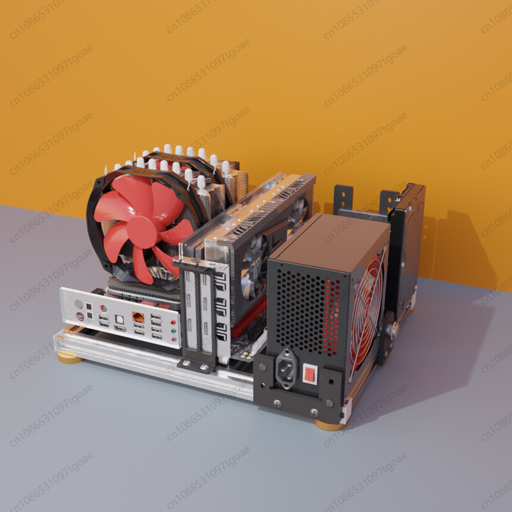 Chassis PC Open Air in Allumin - Aluminum Open Frame Test Bench Water Cooling recensione e prezzo