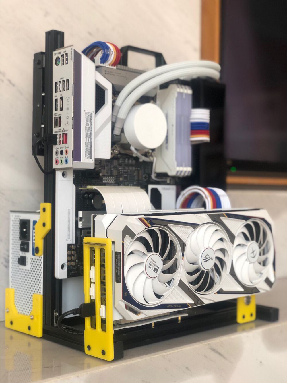 ATX EATX PC banco di prova man - Aluminum Open Frame Test Bench Water Cooling recensione e prezzo